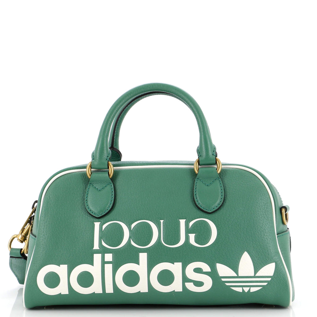 Gucci x adidas Duffle Bag Leather Mini Green 2826343