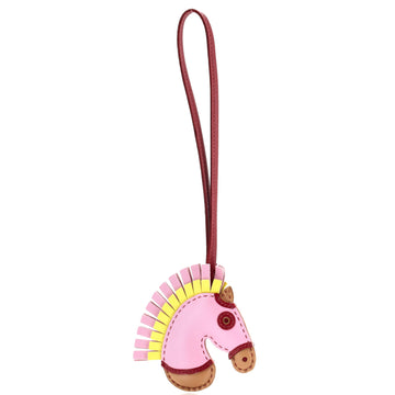 Hermes GeeGee Camail Bag Charm Leather