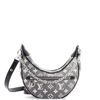 Louis Vuitton Loop Handbag Monogram Jacquard Denim