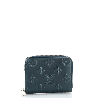 Louis Vuitton Zippy Coin Purse Debossed Monogram Leather
