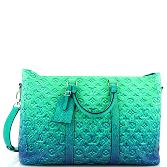 Louis Vuitton Keepall Tote Limited Edition Illusion Monogram Taurillon Leather