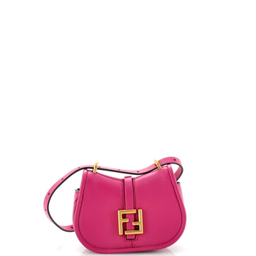 Fendi C'mon Shoulder Bag Leather Nano