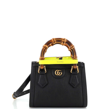 Gucci Diana NM Bamboo Handle Tote Leather Mini