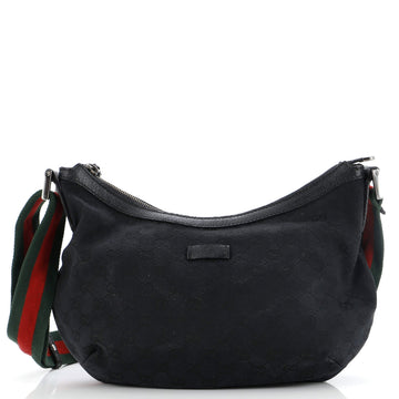 Gucci Saddle Zip Messenger Bag GG Canvas Medium