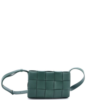 Bottega Veneta Cassette Crossbody Bag Maxi Intrecciato Leather Small