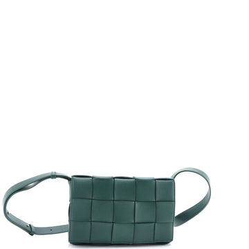 Bottega Veneta Cassette Crossbody Bag Maxi Intrecciato Leather Small