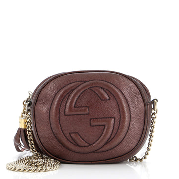 Gucci Soho Chain Bag Leather Mini