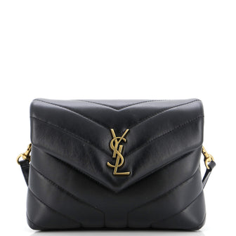 Saint Laurent Loulou Shoulder Bag Matelasse Chevron Leather Toy
