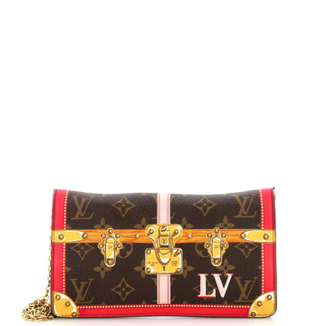 Louis Vuitton Weekend Pochette Limited Edition Summer Trunks Monogram Canvas