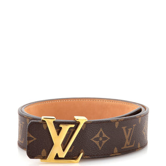 Louis Vuitton LV Initiales Belt Monogram Canvas Wide