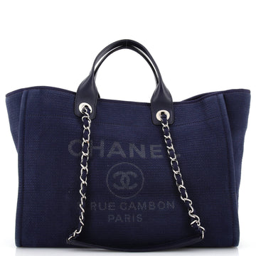 Chanel Deauville NM Tote Mixed Fibers Medium