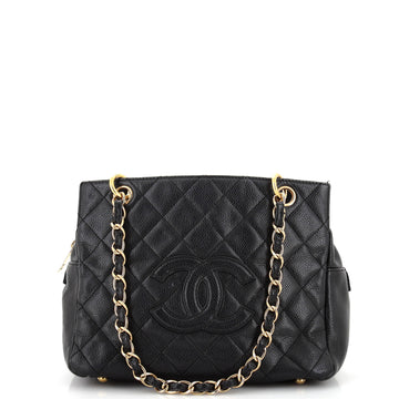 Chanel Petite Timeless Tote Quilted Caviar