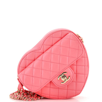 Chanel CC in Love Heart Bag Quilted Lambskin