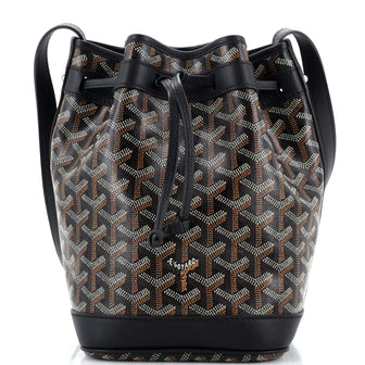 Goyard Petit Flot Bucket Bag Coated Canvas PM