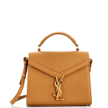 Saint Laurent Cassandra Top Handle Bag Leather Mini