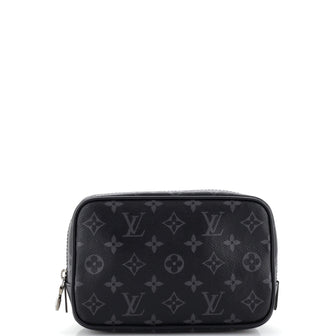 Louis Vuitton Toiletry Pouch Monogram Eclipse Canvas PM