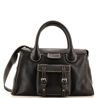 Chloe Edith NM Satchel Leather Medium
