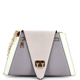 Louis Vuitton Trapeze Handbag Calfskin and Taiga Leather