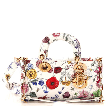 Christian Dior Lady D-Joy Bag Printed Leather Small