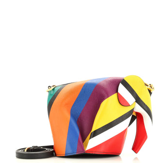 Loewe Elephant Crossbody Bag Printed Leather Mini