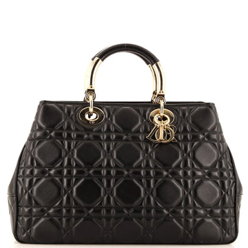 Christian Dior Lady 95.22 Bag Cannage Embossed Leather Large