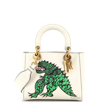 Christian Dior Supple Lady Dior Bag Limited Edition Niki de Saint Phalle Printed Leather Medium