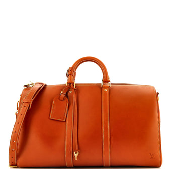 Louis Vuitton Keepall Bandouliere Bag Nomade Leather 45
