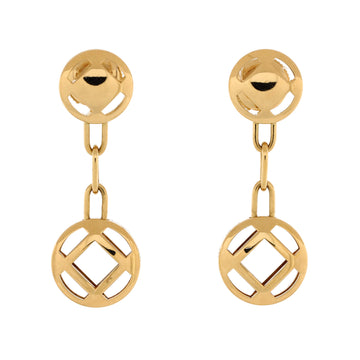 Cartier Pasha de Cartier Drop Dangle Earrings 18K Yellow Gold