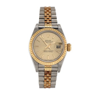 Rolex Oyster Perpetual Datejust Automatic Watch Stainless Steel and Yellow Gold 26