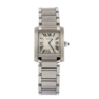 Cartier Tank Francaise Quartz Watch Stainless Steel 20