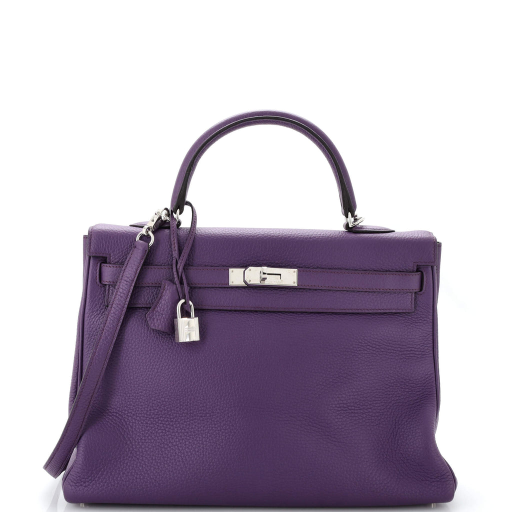 Kelly Handbag Ultraviolet Togo with ...