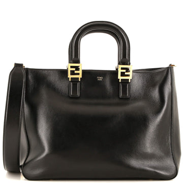 Fendi FF Handle Tote Leather Medium
