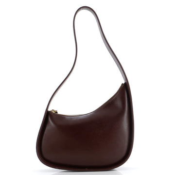 The Row Half Moon Shoulder Bag Leather