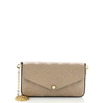 Louis Vuitton Felicie Pochette Monogram Empreinte Leather