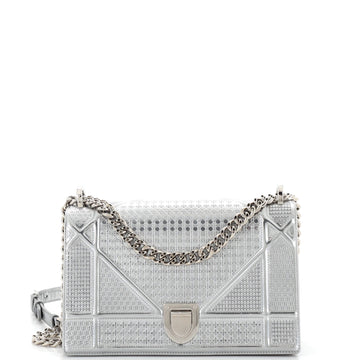 Christian Dior Diorama Flap Bag Cannage Embossed Calfskin Medium