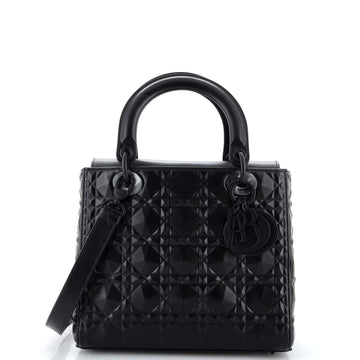 Christian Dior Lady Dior Bag Diamond Motif Cannage Calfskin Medium