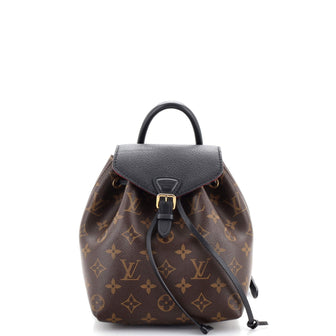 Louis Vuitton Montsouris NM Backpack Monogram Canvas with Leather BB