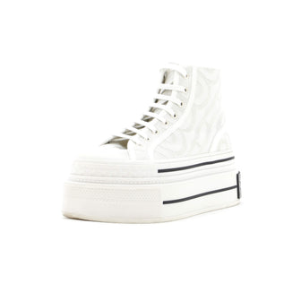 Fendi x Marc Jacobs Women's Domino Platform High-Top Sneakers Canvas