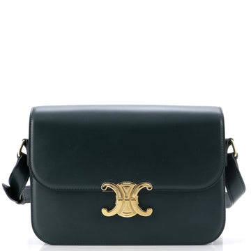 Celine Triomphe Shoulder Bag Smooth Calfskin Medium