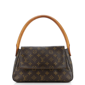Louis Vuitton Looping Handbag Monogram Canvas Mini