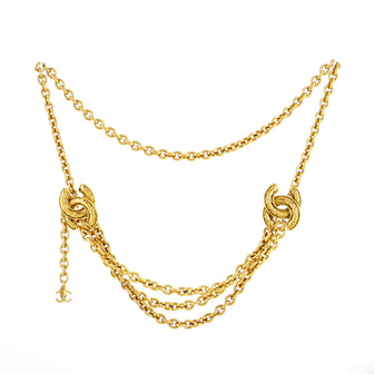Chanel Quilted CC Multi Chain Belt Metal