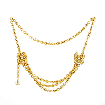 Chanel Quilted CC Multi Chain Belt Metal