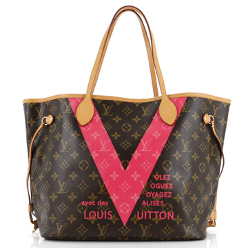 Louis Vuitton Neverfull NM Tote Limited Edition Cities V Monogram Canvas MM