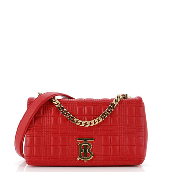 Burberry Lola Shoulder Bag Quilted Lambskin Small