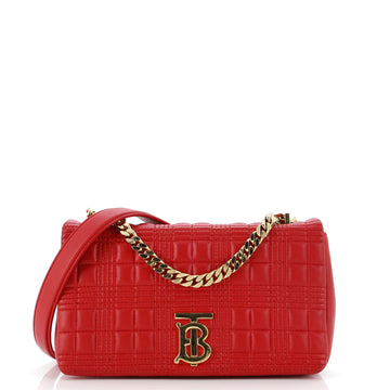 Burberry Lola Shoulder Bag Quilted Lambskin Small