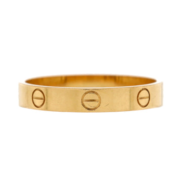 Cartier Love Wedding Band Ring 18K Yellow Gold