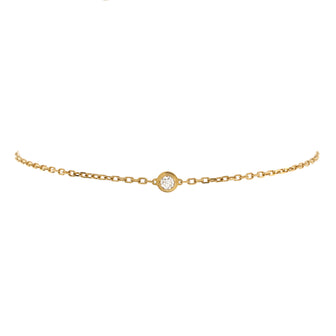 Cartier D'Amour Bracelet 18K Yellow Gold and Diamond Small