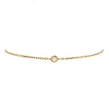 Cartier D'Amour Bracelet 18K Yellow Gold and Diamond Small