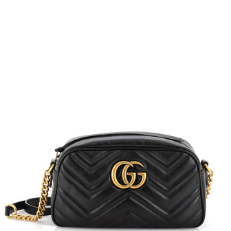 Gucci GG Marmont Shoulder Bag Matelasse Leather Small