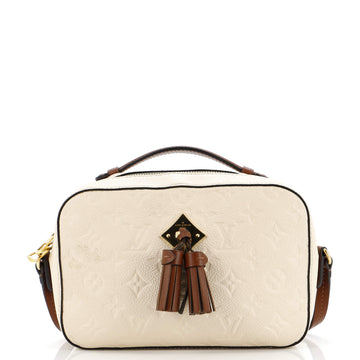 Louis Vuitton Saintonge Handbag Monogram Empreinte Leather